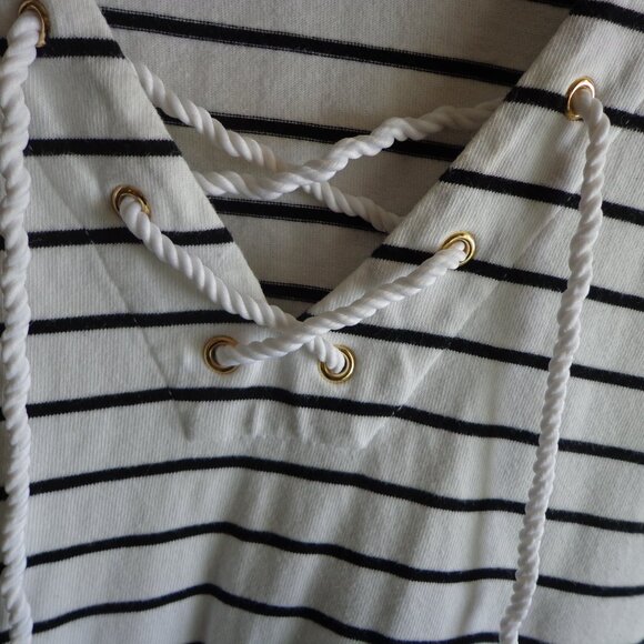 LAUREN RALPH LAUREN Sleeveless Striped Dress PXS Nautical Ties - Picture 6 of 10